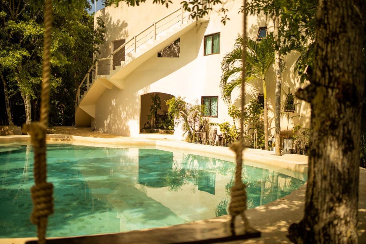 La Posada Del Agua Y Fuego Chemuyil Buitenkant foto