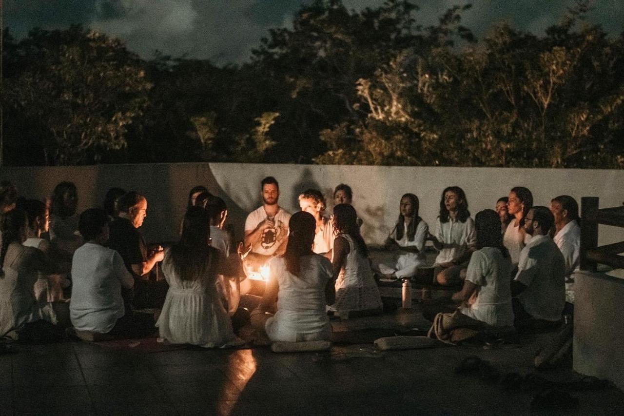 La Posada Del Agua Y Fuego Chemuyil Buitenkant foto