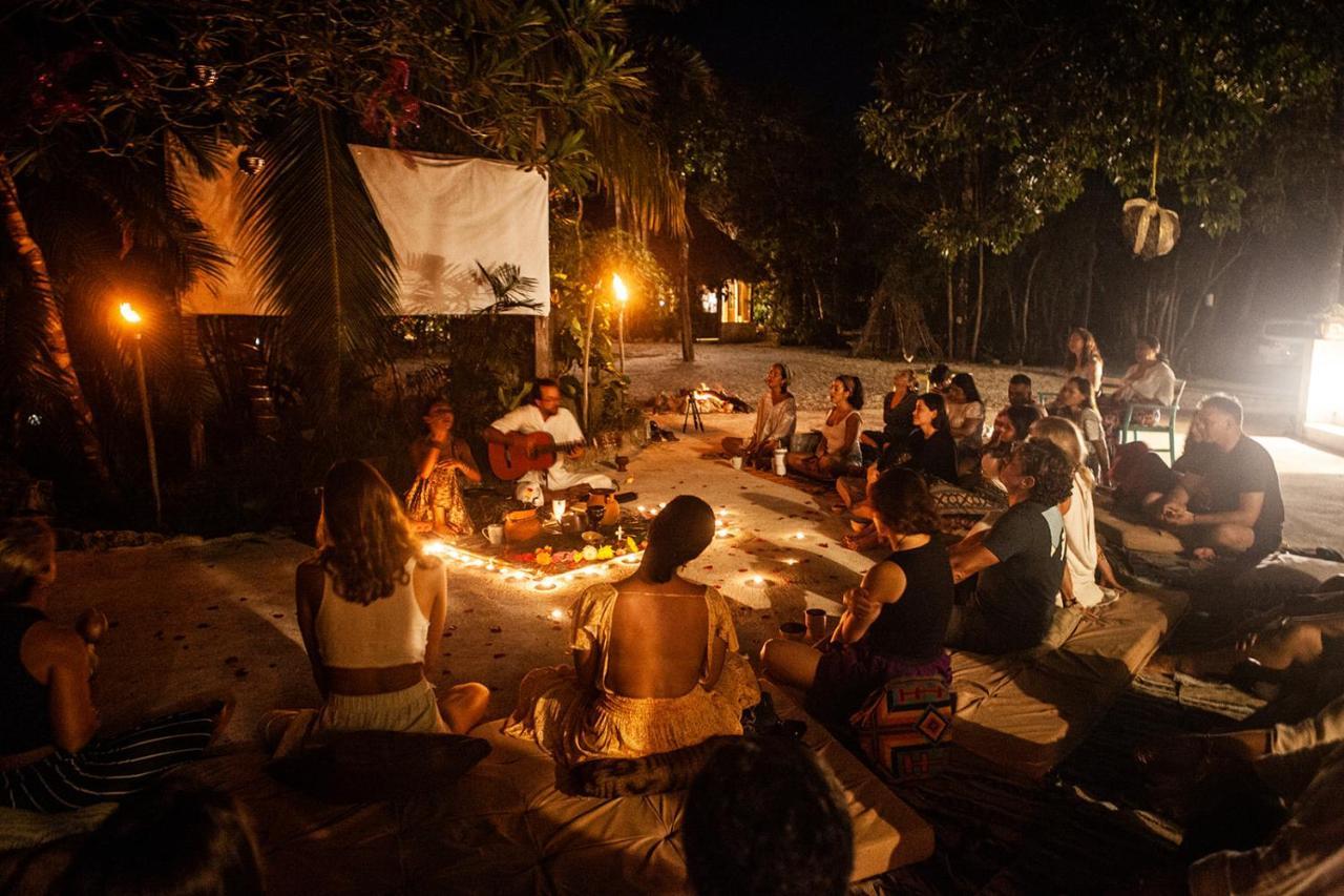 La Posada Del Agua Y Fuego Chemuyil Buitenkant foto